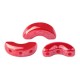Les perles par Puca® Arcos kralen Opaque coral red luster 93200/14400